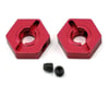 Image 1 for ST Racing Concepts Arrma Aluminum Front Hex Adapters (2) (Red)