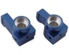 ST Racing Concepts Blue CNC Machined Aluminum Rear Hub Carriers 1 deg Toe-in (1 pair)