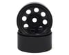 Image 1 for SSD RC 8 Hole 1.9"" Steel Beadlock Wheels (Black)