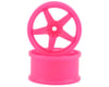 Topline N Model V3 High Traction Drift Wheels (Pink) (2) (7mm Offset)