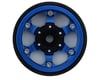 Image 2 for Treal Hobby Type D 1.0" Concave 6-Spoke Beadlock Wheels (Blue) (4) (21.2g)