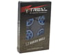 Image 6 for Treal Hobby Type D 1.0" Concave 6-Spoke Beadlock Wheels (Blue) (4) (21.2g)