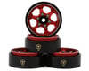 Related: Treal Hobby Type D 1.0" Concave 6-Spoke Beadlock Wheels (Red) (4) (21.2g)