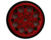 Image 2 for Treal Hobby 1.0" 8-Hole Beadlock Wheels (Red) (4) (22g)