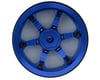 Image 2 for Treal Hobby Type 4P 1.9" 6-Spoke Beadlock Wheels (Blue) (4)
