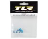 Image 2 for Team Losi Racing Locknut Serrated Blue 4mm (6) TLR336001