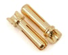Image 1 for TQ Wire 4mm Narrow Top Male Bullet Connector (Gold) (2)
