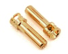Image 1 for TQ Wire 5mm "Flat Top" Male Bullet Connector (Gold) (2)