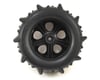 Image 2 for Traxxas 2.8' Rear Paddle Tires & All-Star Black Chrome Wheels Assembled TRA3689