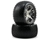 Image 1 for Traxxas Alias Rear Tires w/All-Star Wheels (2) (Black Chrome) (Standard)