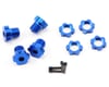 Image 1 for Traxxas Wheel Hubs Splined 17mm Blue-Anodized (4) TRA5353X