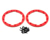 Image 1 for Traxxas Sidewall Protector Beadlock Style Red (2) TRA5667