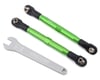 Traxxas 87mm TUBES Green-Anodized 7075-T6 Aluminum Toe Links (2) TRA6742G