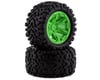 Traxxas Rr Talon Exteme 2.8" Tires & RXT Wheels, Green TRA6774G