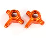 Image 1 for Traxxas Orange-Anodized 6061-T6 Aluminum Left and Right Steering Blocks TRA6837A