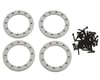 Image 1 for Traxxas Aluminum 1.9" Beadlock Rings Satin with 2X10 CS TRA8169