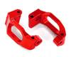 Image 1 for Traxxas Caster Blocks C-Hubs 6061-T6 Anodized Aluminum Red TRA8932R