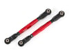 Traxxas Toe Links Front Tubes Red-Anodized Aluminum (2) TRA8948R