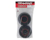 Image 3 for Traxxas Tires & Wheels Assembled Glued Black Orange Wheels (2) TRA8972T