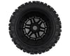 Image 2 for Traxxas Assembled Glued Sledgehammer Tires and Black Wheels TRA8973