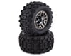 Image 1 for Traxxas Glued Assembled Sledgehammer Tires and Black Chrome 2.8" Wheels TRA9072