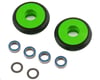 Traxxas Bandit/Rustler/Stampede 2WD Aluminum Wheelie Bar Wheels (Green) (2)