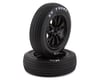 Image 1 for Traxxas Drag Slash Front Pre-Mounted Tires (Gloss Black) (2)