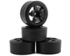 Image 1 for UDI RC 1/16 Pre-Mounted Drift Tires (Black) (4)