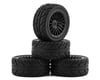 Image 1 for UDI RC 1/16 Pre-Mounted Treaded Tires (4) (Amphicyon/Hatchback)