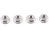 V-Force Designs M4 Serrated Flanged Nuts (Silver) (4)