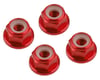 V-Force Designs M4 Serrated Flanged Lock Nuts (Red) (4)