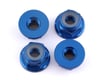 Image 1 for DragRace Concepts M4 Flanged Lock Nuts (Blue) (4)