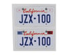 Image 1 for WRAP-UP NEXT REAL 3D U.S. License Plate (2) (JZX-100) (11x50mm)