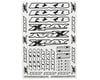 Image 1 for XRAY RX8 Sticker Sheet (White)