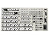 Image 1 for XRAY X12 Sticker Sheet (White)