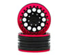 Image 1 for Xtra Speed 1.9" Aluminum Iron Clock Mass Beadlock Wheel (Red) (2)