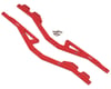 Image 1 for Yeah Racing Kyosho MX-01 Mini-Z Aluminum Chassis Rails (Red) (2)