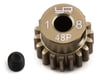 Image 1 for Yeah Racing 48P Hard Coated Aluminum Pinion Gear (18T)