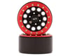 Image 1 for Yeah Racing 1.9" Aluminum F-RG Beadlock Wheels w/12mm Hex (Black/Red) (2)