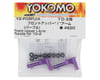 Image 2 for Yokomo YD-2 Aluminum Front Upper L-Arm Kit (Purple)