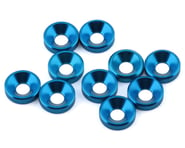 1UP Racing 3mm Countersunk Washers (Blue) (10) | product-also-purchased