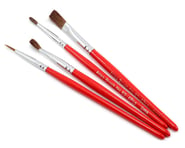 more-results: This is an Atlas Brush Red Sable Round &amp; Flat Brush Set. These brushes are great f