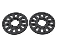 more-results: This is a pack of two optional Align 134 Tooth Slant Thread Main Drive Gears, and are 