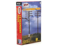 more-results: This is a pack of twelve Atlas Model Railroad HO-Scale Telephone Poles.&nbsp; Features