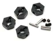 Axial Narrow Aluminum Hub. Black. 12mm. 4pc AXIAX30427 | product-related
