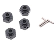 Axial Aluminum Hex Hub, Black, 12mm: AX10 (4 pcs) AXIAX30429 | product-also-purchased