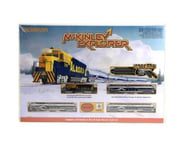 more-results: This is the Bachmann N Scale McKinley Explorer Train Set. Treating passengers to breat