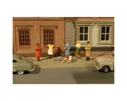 more-results: This is a pack of seven HO Scale Bachmann SceneScapes Sidewalk People. Populate your l