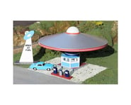 more-results: This is a HO Scale Bachmann Roadside U.S.A. Building Area 51 Fuel Station with Pumps. 