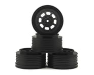 more-results: This is a set of four DE Racing Speedway +3mm SC Wheels in Black for the Team Associat